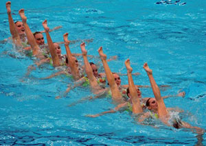 Canadian team all synchronised for London