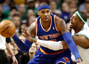 Smith, Anthony lead Knicks over Celtics, 100-85