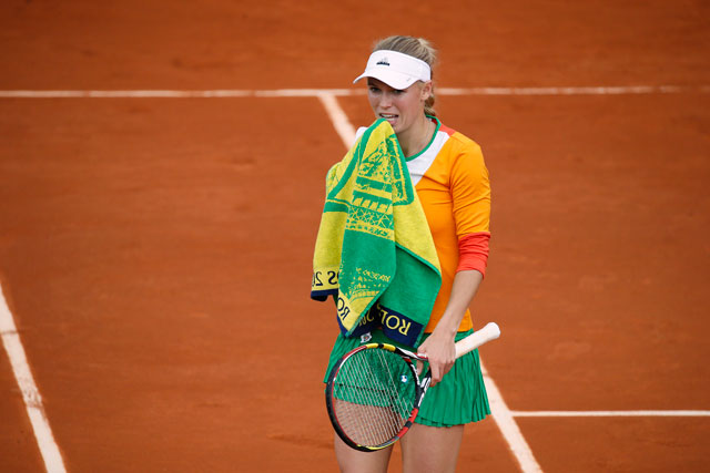 French Open: Caroline Wozniacki Beaten on Court After Losing in Love