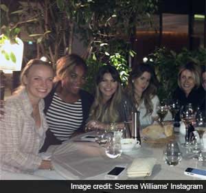 Caroline Wozniacki Parties With 'Bridesmaid' Serena Williams