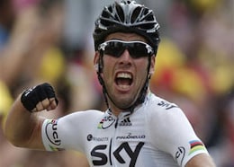 Cavendish wins 18th stage, Wiggins still in yellow Cavendish wins 18th stage, Wiggins still in yellow