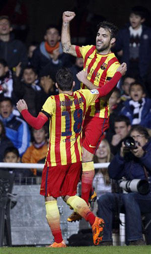 Barcelona back to winning ways in Copa del Rey opener