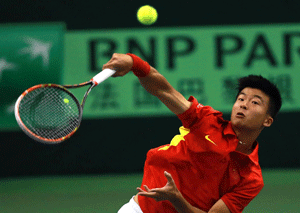 China 2-0 up in Davis Cup tie against New Zealand