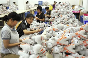Olympics mascots made in 'China sweatshops': Watchdog