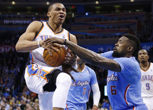 NBA: Los Angeles Clippers show West title credentials, beat Oklahoma City Thunder 125-117