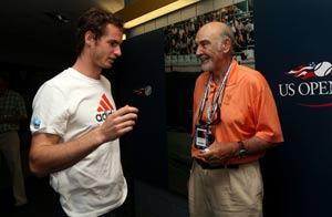 Connery, Ferguson crash Murray's news conference