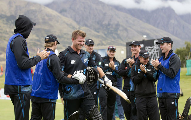 Corey Anderson's record-breaking ton sets up 159-run win for New Zealand