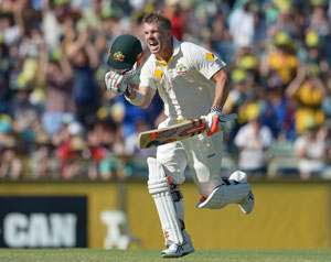 3rd Test: David Warner scores ton as Australia extend lead to 369 on Day 3