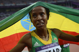 London 2012: Defar trumps Dibaba for women's 5000m crown