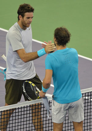 Rafael Nadal ousted by Juan Martin del Potro in Shanghai semis