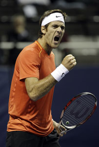 Del Potro hits back to down Gasquet