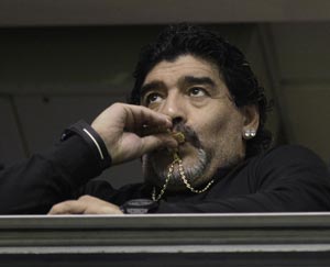 Diego Maradona, a father for the fourth time
