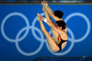London Olympics Diving: China grabs third gold