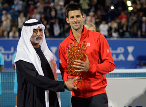 Novak Djokovic beats David Ferrer to win Abu Dhabi final