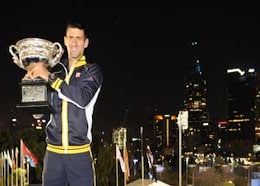 When Novak Djokovic celebrated his win by offering chocolates When Novak Djokovic celebrated his win by offering chocolates