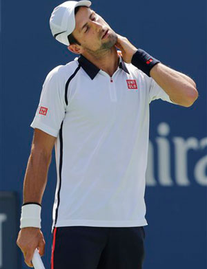 Defending champion Novak Djokovic gets another easy win