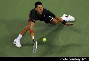 Its as if Djokovic is made out of elastic