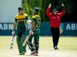 JP Duminy's 150 sets up 84-run win for South Africa over Netherlands