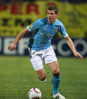 Edin Dzeko vows to fire Manchester City in Sergio Aguero's absence