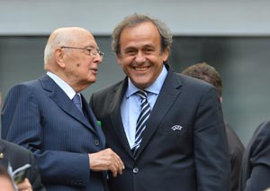 Michel Platini pledges help during visit to Kabul