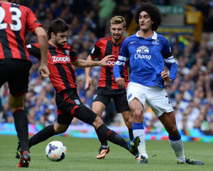 Everton denied on Roberto Martinez's home debut