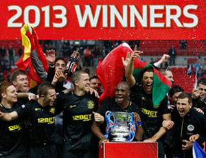 Wigan Athletic shock Manchester City 1-0 to win the FA Cup