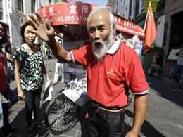 All for Olympics: From China to London on a rickshaw All for Olympics: From China to London on a rickshaw