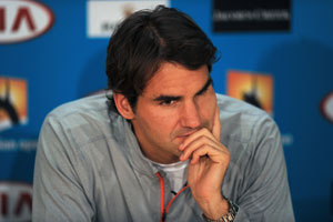 Roger Federer a man on a mission at his home Gstaad event