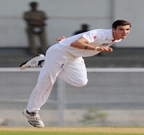 Steve Finn to miss remainder of warm-up game due to leg injury Steve Finn to miss remainder of warm-up game due to leg injury