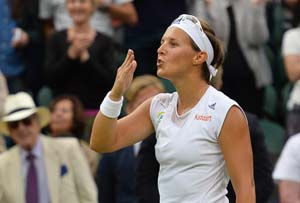 Kirsten Flipkens vows to continue Wimbledon fairytale