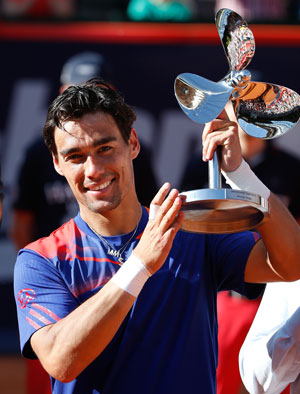 Hamburg Open: Fabio Fognini claims second straight ATP title