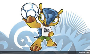 2014 FIFA World Cup mascot named 'Fuleco'