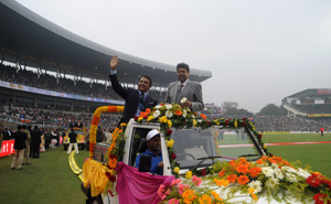 CAB felicitates former India, Pakistan greats