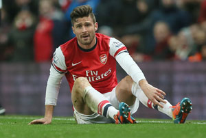 Arsenal striker Olivier Giroud apologises for extra-marital affair on Twitter