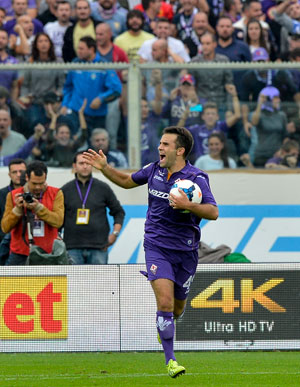 Serie A: Giuseppe Rossi scores hat-trick as Fiorentina stun Juventus 4-2
