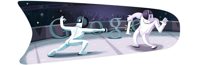 London 2012 Fencing: The latest Olympics Google Doodle