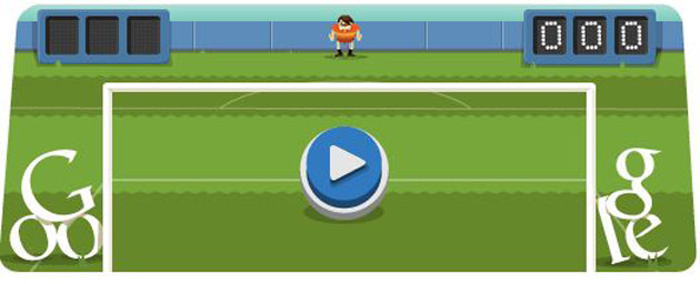 London 2012 Football: Play ball with Google's Doodle