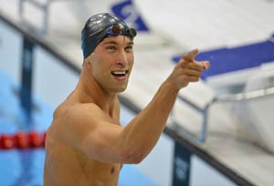 London 2012 Swimming: USA's Matt Grevers wins 100m backstroke gold medal