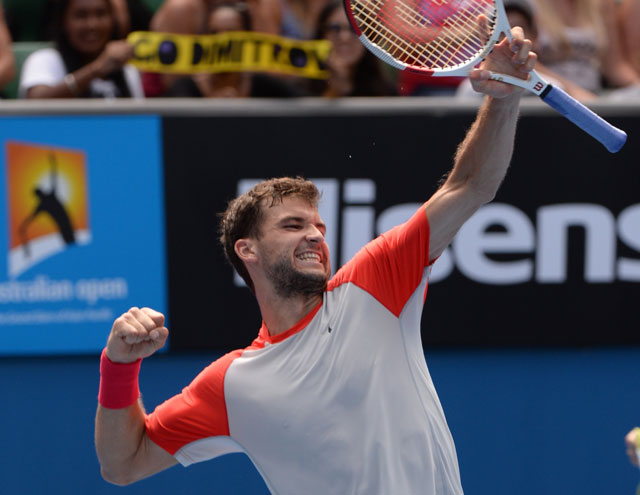 Australian Open: 'Baby Fed' Grigor Dimitrov into first Slam quarters