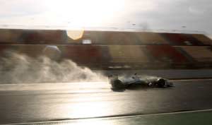 Mercedes' Lewis Hamilton fastest in Barcelona tests