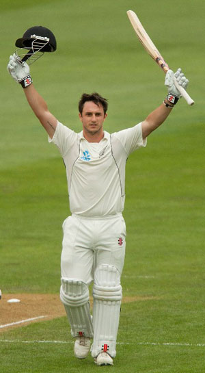 Hamish Rutherford plays down dazzling ton on debut