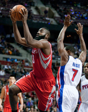 Houston Rockets beat Detroit Pistons 105-96