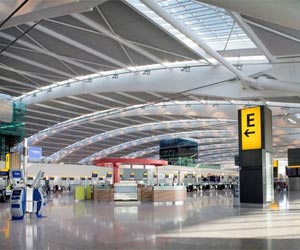 London Heathrow airport unveils Olympic terminal