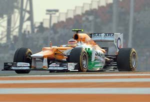 Sahara Force India happy with Hulkenberg's four points