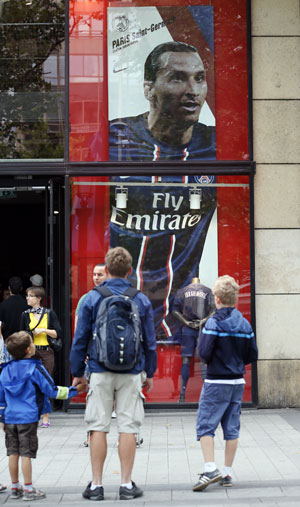 Ibrahimovic takes Paris Saint-Germain into new dimension