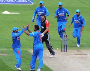 Indian team felicitated for World Cup win