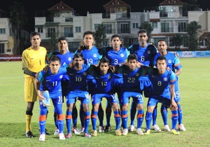 Indian football team reaches Yangoon for AFC Challenge