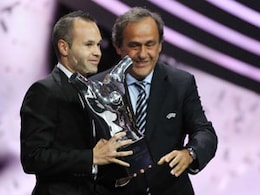 Andres Iniesta wins UEFA Best Player in Europe award Andres Iniesta wins UEFA Best Player in Europe award
