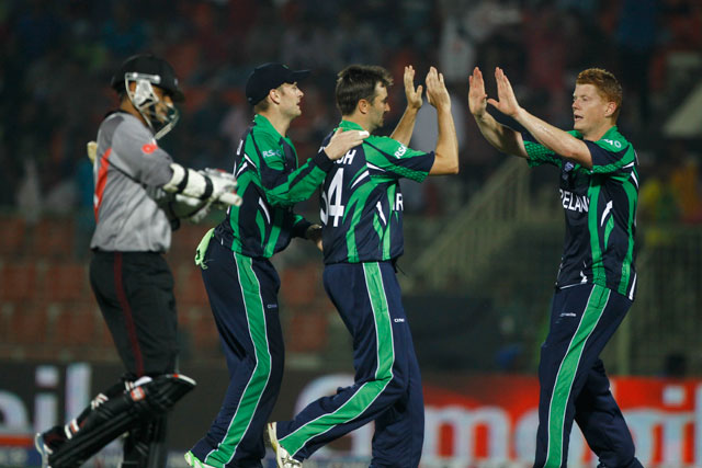 Twenty20 World Cup: Ireland inch closer to main draw after win over United Arab Emirates in rain-marred tie