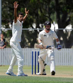 India find form against New Zealand XI as Ishwar Pandey claims three